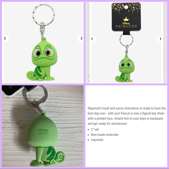 LOUNGEFLY DISNEY PRINCESS TANGLED Tower Rapunzel & Pascal MINI BACKPACK 6 PC SET - Picture 6 of 8